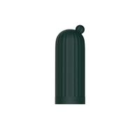 HEALLILY Silicone Hot Water Bottle Cute hot Water Bag Cactus Shaped Hot Water Bottle 580ml (Dark Green)