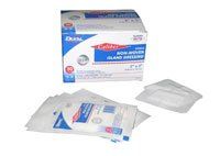 4075 Dressing Caliber Island Wound LF St Cotton 4x4" Non-Woven 25 Per Box Part No. 4075 by- Dukal Corporation