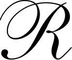 J.Herbin H403 Brass Seal for Sealing Wax Script Old Style Font 15/16" Diameter (Letter R)