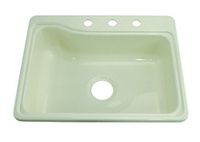 Lippert Components 209407 Better Bath White 25 x 19 Single Sink by Lippert Components