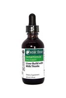 Cedar Bear Liver Build with Milk Thistle a Liquid Herbal Supplement That Helps Strengthen Liver and Gallbladder Function 2 Fl Oz
