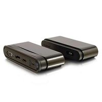 C2G 34062 USB-C Travel Dock with Hub.  2 piece small portable modular design for On the Go Docking!