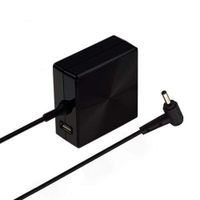 65W AC Charger Fit for Asus Q551 Q551L Q551LB Q551LN TP500 TP500L TP500LA TP500LD TP500LN R554 R554L R554LA R556 R556L R556LA Q301 Q301L Q301LA Laptop with USB Charging Port Power Supply Adapter Cord