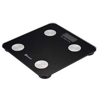 Lyqqqq Electronic Scales Multifunctional Bluetooth Scale Fat Scale Weight Scale Human Body Scale Tempered Glass Household Health Scale