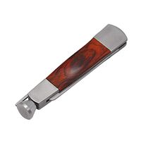 Liyes Red Wood Smoking Pipe Cleaning Tool, Stainless Steel Pipe Cleaning Smoking Reamers Tamper Tool for Hookahs Pipe, Water Pipe Cleaner