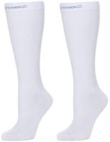 Men/Women Knee High Compression Socks Large White