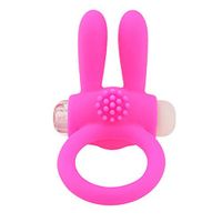 LuJoe Butterfly Bunny Vibranting Lock Ring - Pink