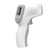 NUWFOR Digital Forehead Thermometer Ear Infrared Thermometer Standard Handheld Non-Contact Convenient Thermometer Adults Baby Outdoor Indoor (Gray)