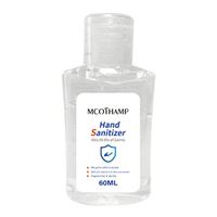 WENWING 60ml Quick-Dry Disposable Gel Gel Hand Sanitizer Waterless Travel Portable Outdoor Cleansing Fluid Hand Sanitizer Liquid Hand Soap 1 Bottle