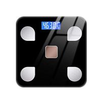 Lfsp Body Fat Scales, Bluetooth Body Fat Scale with Body Composition Monitor, Intelligent BMI Scale, Backlit Display, Smartphone Apps Bathroom Scales (Color : A)