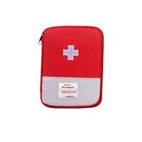 Alelife Portable Medical Storage Bag,Medical Bag Emergency Survival Drug Storage Kit Treatment Outdoor Home Rescue New (S:15X10.5CM)