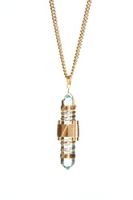 Buddha Maitreya the Christ Etheric Weaver® Pendant in Gold Wire - Quartz Crystal Vibrational Healing Tool