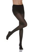 15-20 mmHg Compression Support Pantyhose. Italian Made (Size 4 Black)