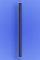 Wow Plastics Inc. Giant Straw 10.25" - Black - 10/150 (1,500/Case)