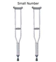 Underarm Crutch Push Button Adjustable Height Tall Adult Walking Aluminum Crutches 350 lb Capacity Comfortable Pad and Handgrip Youth