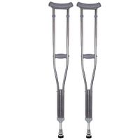 Walkers Lxn Lengthen Stainless Steel Axilla Crutches, Adjustable Height Non-Slip Wear Resistant Adult 1 Pair