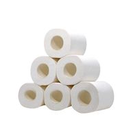 6 Rolls White Toilet Paper Smooth Soft Roll Tissue 3Ply Paper Towels Tissue Home Kitchen Toilet Tissue