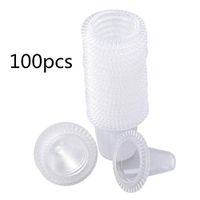 HEALLILY 100pcs Disposable Digital Ear Thermometer Probe Covers Ear Thermometer Replacement Lens Filters Covers Caps for Ear Thermometer