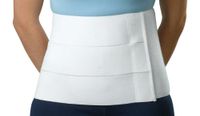 Medline Premium Tri-Panel Abdominal Binder, Large/X-Large, 9 Inch