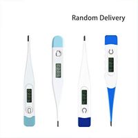 Digital Oral Body Thermometer Top Rectal Underarm Temperature Thermometer Clinical Fast Read Medical Flexible Tip Auto Shut Off for Adults Elderly Kids（Single Boxed）