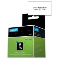 The Excellent Quality Label, DYMO VHS TOP, 1-4/5" x 3-1/10