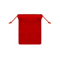 Richman789 Gift Bags Jewelry Pouches Velveteen Present 25 Piece Red 3 x 4 inches