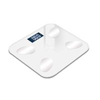 Bluetooth Body Fat Scales, Digital Bathroom Scales Weighing Scales Weighing, Intelligent BMI Scale, Body Composition with A Smart Phone Application Monitors CQOZ (Color : B)