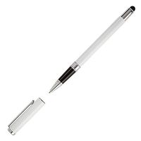 FORAY Stylus And Pen, With Cap, Medium Point, 1.0 mm, White