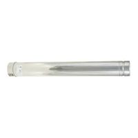 Straight Single Wall Venting Size: 50.13" H x 4" W x 4" D