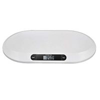 VPABES Smart Baby Weighing Scale, Accurate Digital Baby Scale Measure Baby/Infant/Pet Weight, LCD Display, MAX 20Kg/44Pounds Capacity (White)