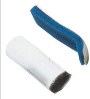DJO Finger Splint PROCARE Curved Padded Aluminum / Foam Left or Right Hand Silver / Blue Large