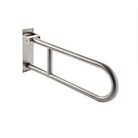 YSXZM Bathroom Grab Rail, Safety Wall-Mounted Anti-Skid Fold Handle Railings Armrests Support Rail Railings Armrests (Color : Silver, Size : 6020CM)