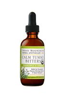 Urban Moonshine Calm Tummy Digestive Bitters | Organic Herbal Supplement for Occasional Nausea & Upset Stomach | Chamomile & Ginger | 2 FL OZ (Pack of 2)