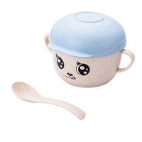 Kids Unbreakable Cereal Bowls, Children's Hat Wheat Straw Fiber Lightweight Bowl, Practice Anti-scalding Shatter-resistant Baby Tableware Bowl