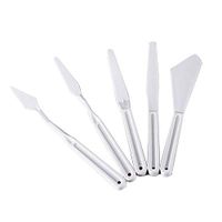 NWFashion Palette Knives for Artists -Spatulas for FX Special Effects (Plastic Knife 5pcs)