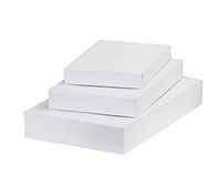 White Gift Boxes - 10 Pack Assortment - Great For All Occasions: Christmas and Special Occasions, Assorted 2 Robe Gift Boxes, 5 Shirt Gift Boxes and 3 Lingerie Gift Boxes (10)