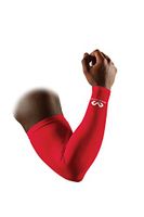 McDavid Compression Arm Sleeves (Pair), Scarlet, X-Small