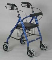 Junior Rollator With Loop Brakes, Dark Blue