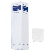 Sponge Dressing Dermacea NonWoven Fabric 4-Ply 4 X 4 Inch Square