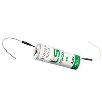SAFT LS17500 W Axial Leads 3.6V Lithium Battery for Unattended Sensors, RFID Tracking, Intrusion Sensors, Invisible Fencing, Asset Tracking, Theft Prevention, Locator Beacons, Fleet Monitoring