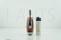 Zico (Original) Ergonomic Grip Refillable Butane Smooth Adjustable Jet Torch Flame Lighter with A Smiley Bonus Lighter