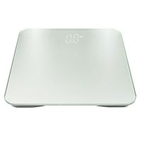 Digital LED Fat Scale,Hunauoo Digital Bathroom Wireless Weight Scale, Pure Color Steel Protective Glass 400 Pounds (1pc, sliever)
