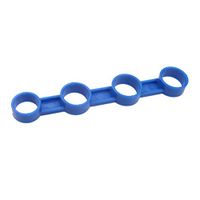 SUPVOX Electric Acoustic Guitar Finger Expansion Sleeves Finger Force Span Practice Musical Instrument Accessories - Large (Blue)