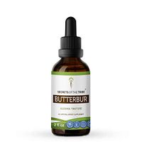 Butterbur Tincture Alcohol Extract, Organic Butterbur (Petasites Hybridus) Dried Root Tincture Supplement (2 FL OZ)