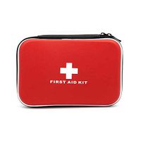 CFPPX Red First Aid Bag Empty, First Aid Kit Empty First Aid Pouch Small Mini Waterproof for First Aid Kits Pack Emergency Hiking Backpacking Camping Travel Car Cycling