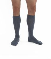 JOBST Activewear 30-40 mmHg Knee High Compression Socks, Medium, Denim Blue