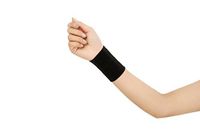 HiTreasure Black/Skin Forearm Tattoo Cover Up Bands Wrist Brace Support Compression Sleeve Carpal Tunnel (1 Pair) (M(15-17cm), Black)