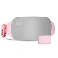 zinnor Portable Heating Pad for Cramps, Electric Massage Heated Waist Belt with 3 Heat Levels