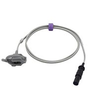 Compatible Datex Ohmeda Spo2 Sensor Neonate Wrap 3.2 ft 7 Pins Connector
