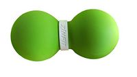 Ultimate Peanut Massage Ball For Myofascial Release | Double Lacrosse Ball For Trigger Point Therapy, Foot & Pain Relief | Yoga Therapy Double-Ball | Relieve Muscle Nots, Tension & Soreness (Green)